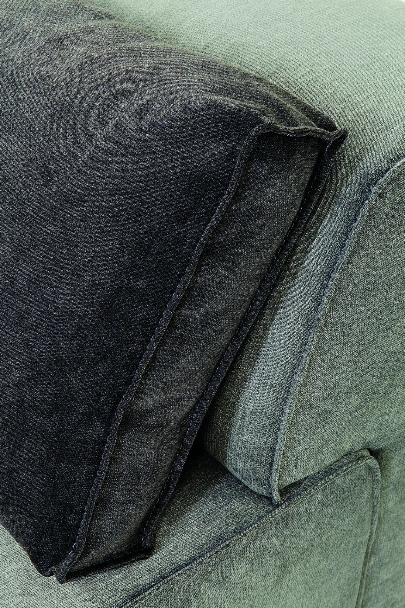 Discount KARE Design Sofa Infinity Elements 120x70 cm szara - KARE