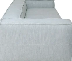 Discount KARE Design Sofa Korali Beach outdoor jasnoniebieska 320cm - KARE