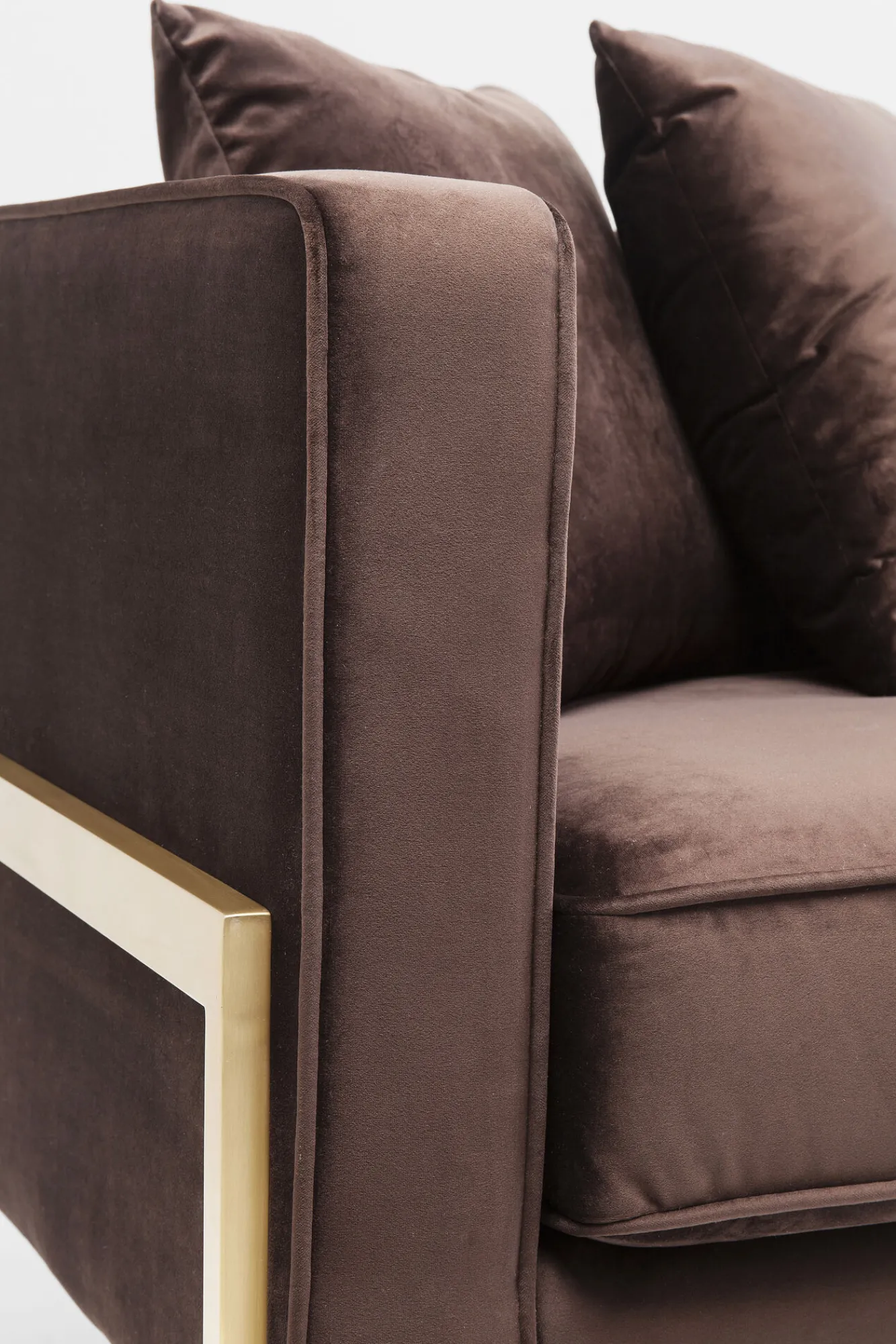 Discount KARE Design Sofa Loft 226x70 cm brązowa - KARE