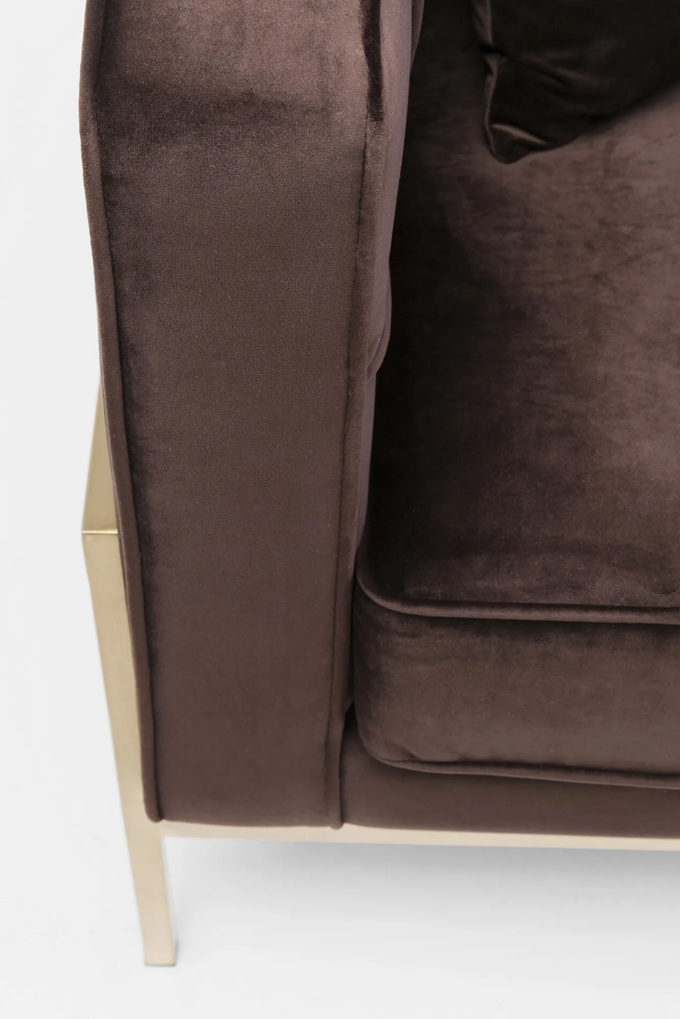 Discount KARE Design Sofa Loft 226x70 cm brązowa - KARE