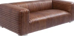 New KARE Design Sofa Malibu 3-os. 226 cm skóra naturalna - KARE