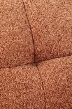 Clearance KARE Design Sofa modułowa 1 element pikowana brązowa 89 cm - KARE