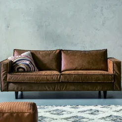 Outlet KARE Design Sofa Neo Tobacco 215 cm brązowa - KARE
