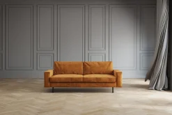Outlet KARE Design Sofa Neo Tobacco 215 cm brązowa - KARE