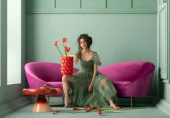 Online KARE Design Sofa Night Fever 232 cm fioletowa - KARE