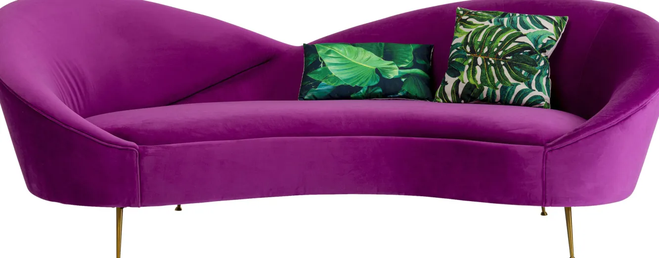 Online KARE Design Sofa Night Fever 232 cm fioletowa - KARE