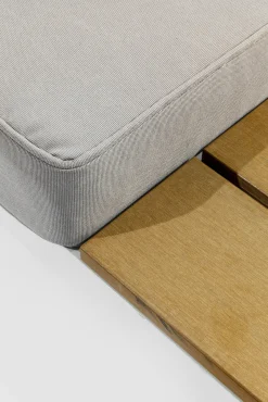 Online KARE Design Sofa ogrodowa ze stolikiem Holiday White 242x242 cm - KARE