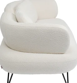 Outlet KARE Design Sofa Peppo 2-os. 182 cm biała - KARE