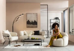 Outlet KARE Design Sofa Peppo 2-os. 182 cm biała - KARE