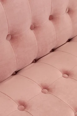 Hot KARE Design Sofa rozkładana Milchbar 219 cm jasnoróżowa - KARE