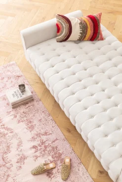 Best KARE Design Sofa rozkładana Milchbar 219 cm beżowa - KARE