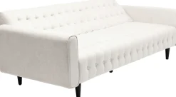 Best KARE Design Sofa rozkładana Milchbar 219 cm beżowa - KARE