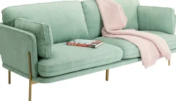 Hot KARE Design Sofa Shirly 3 os. 221 cm miętowa - KARE
