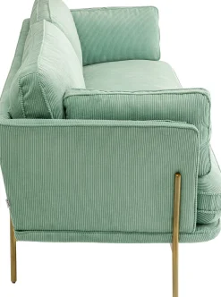 Hot KARE Design Sofa Shirly 3 os. 221 cm miętowa - KARE