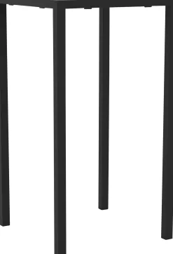 Fashion KARE Design Stół barowy Twist Quatris czarny 60x60cm - KARE