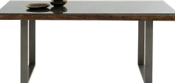 Hot KARE Design Stół Conley 180x90 cm brązowy nogi stalowe - KARE