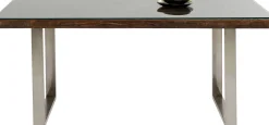 Sale KARE Design Stół Conley 180x90 cm brązowy nogi chromowane - KARE
