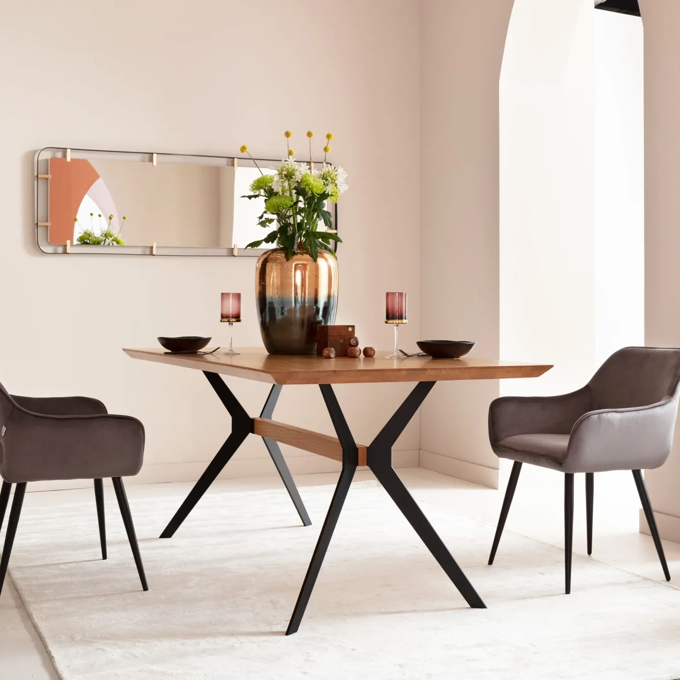 Discount KARE Design Stół Downtown 180x90 cm naturalny - KARE