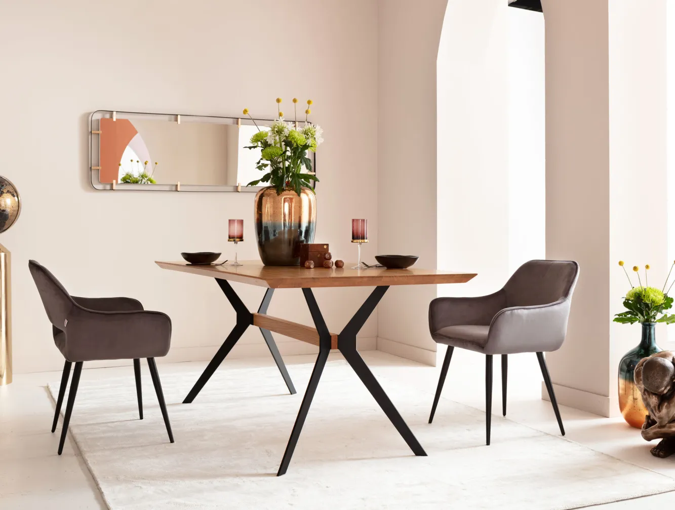 Discount KARE Design Stół Downtown 180x90 cm naturalny - KARE