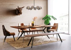 Hot KARE Design Stół Downtown 220x100 cm orzech - KARE