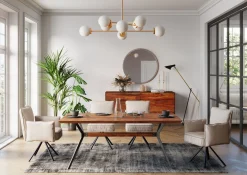 Hot KARE Design Stół Downtown 180x90 cm orzechowy - KARE