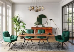 Hot KARE Design Stół Downtown 180x90 cm orzechowy - KARE