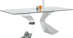 Discount KARE Design Stół Gloria 200x100 cm chromowy - KARE
