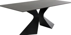 Best KARE Design Stół Gloria 200x100 cm czarny - blat ceramika - KARE