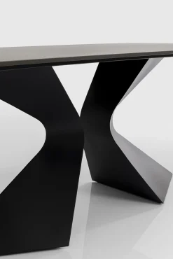 Best KARE Design Stół Gloria 200x100 cm czarny - blat ceramika - KARE