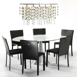 Best KARE Design Stół Grande Possibilita 180x120 cm srebrny - KARE