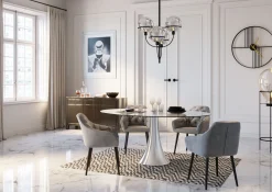 Best KARE Design Stół Grande Possibilita 180x120 cm srebrny - KARE