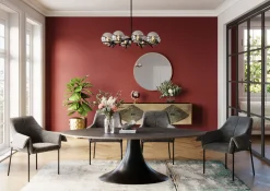 Online KARE Design Stół Grande Possibilita 220x120 cm czarny - blat marmur - KARE