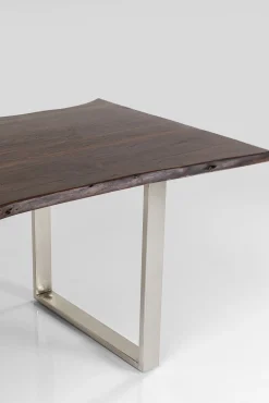 Hot KARE Design Stół Harmony Walnut 160x80 cm akacja nogi chromowe matowe - KARE