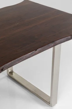 Hot KARE Design Stół Harmony Walnut 160x80 cm akacja nogi chromowe matowe - KARE