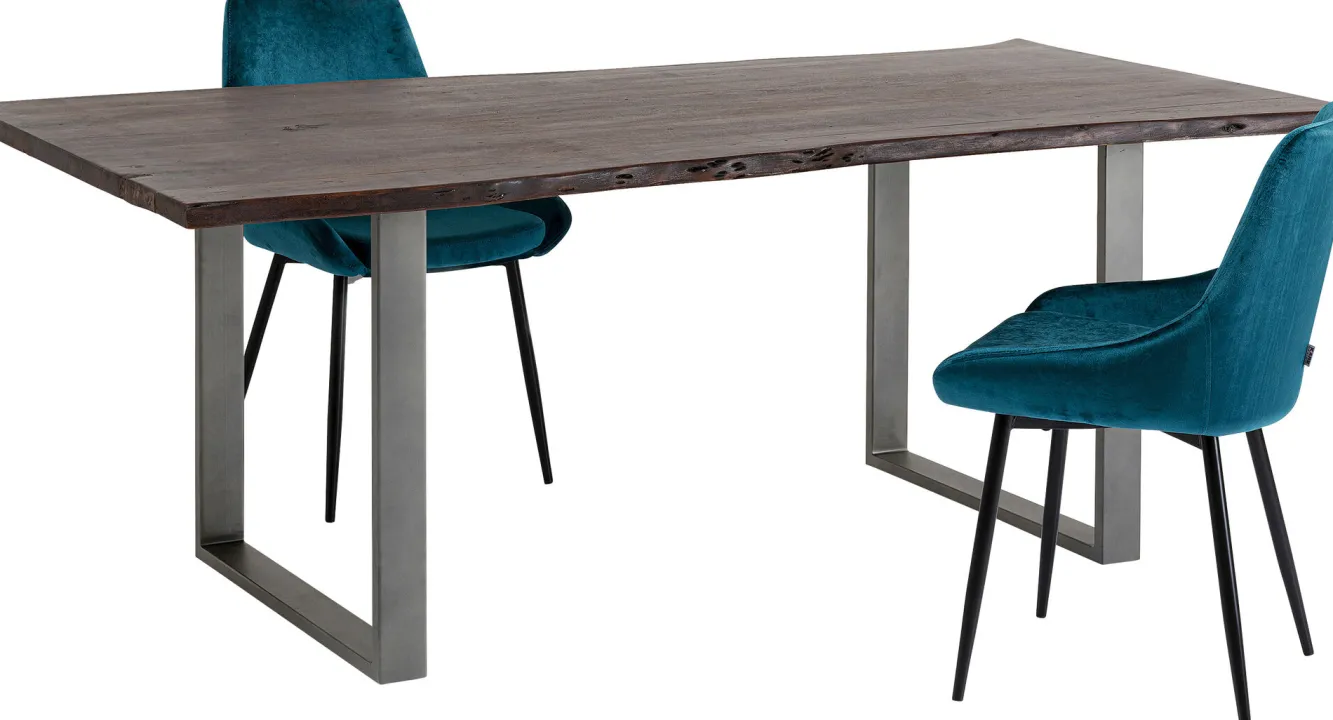 New KARE Design Stół Harmony Walnut 160x80 cm akacja nogi stalowe - KARE