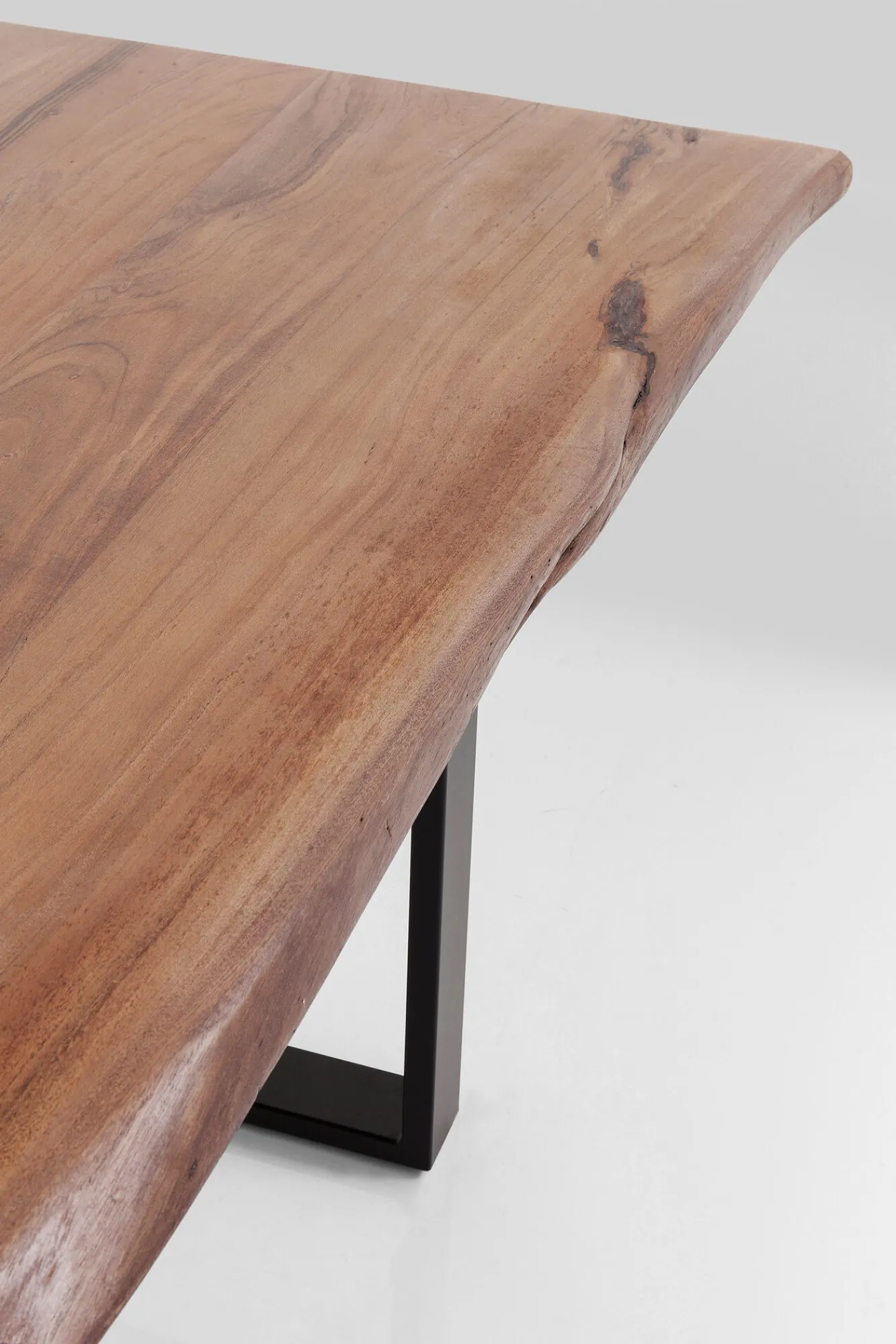 Hot KARE Design Stół Harmony Walnut 180x90 cm akacja nogi stalowe - KARE