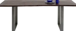 Hot KARE Design Stół Harmony Walnut 180x90 cm akacja nogi stalowe - KARE