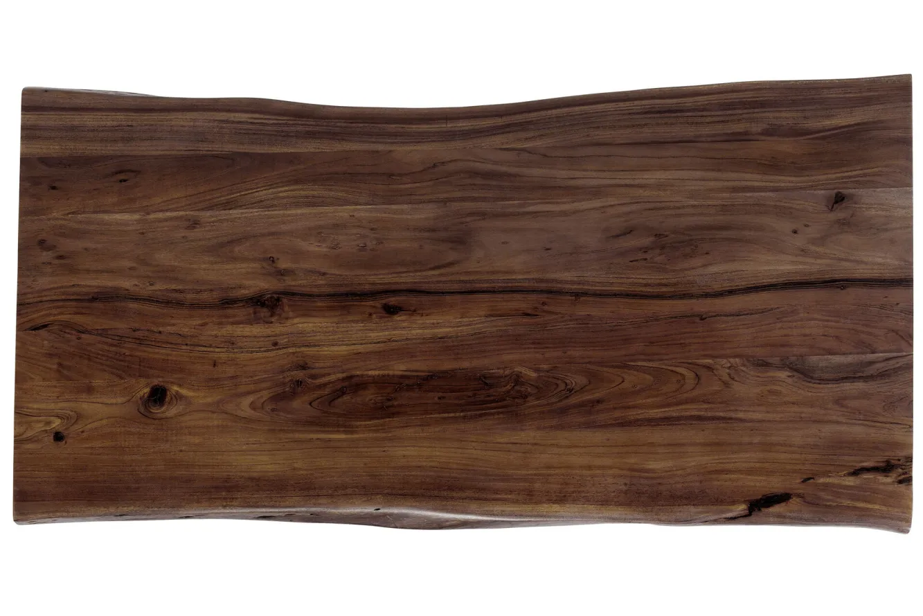 Hot KARE Design Stół Harmony Walnut 180x90 cm akacja nogi stalowe - KARE