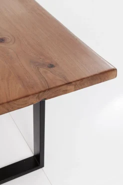 Discount KARE Design Stół Harmony Walnut 160x80 cm akacja nogi czarne - KARE