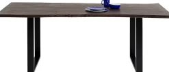 Discount KARE Design Stół Harmony Walnut 160x80 cm akacja nogi czarne - KARE