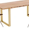 Sale KARE Design Stół Harmony 180x90 cm akacja - nogi złote - KARE