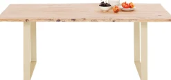 Sale KARE Design Stół Harmony 180x90 cm akacja - nogi złote - KARE