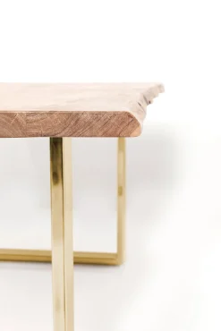 Sale KARE Design Stół Harmony 180x90 cm akacja - nogi złote - KARE