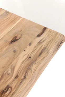 Online KARE Design Stół Harmony 200x100 cm akacja nogi chromowe matowe - KARE