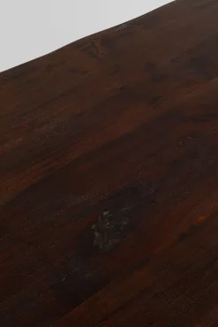 Hot KARE Design Stół Harmony 160x80 cm ciemnobrązowy - nogi złote - KARE