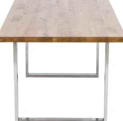 Online KARE Design Stół Jackie 160x80 cm dąb - nogi chromowe - KARE