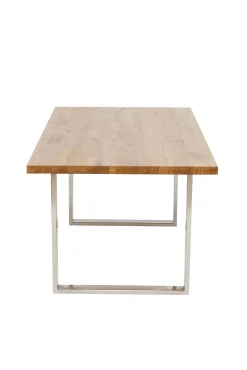 Online KARE Design Stół Jackie 160x80 cm dąb - nogi chromowe - KARE