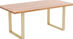 Best KARE Design Stół Jackie 160x80 cm dąb - nogi złote - KARE