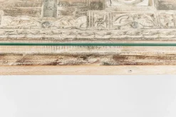 Outlet KARE Design Stół Kalif 200x90 cm transparentno-drewniany - KARE