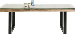 Outlet KARE Design Stół Kalif 200x90 cm transparentno-drewniany - KARE